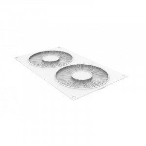 Silicone mould Silicon Decor Top/Insertion Tutu Ø 14 x H 0.9 cm, 2 cavities, 100 ml - Img 3