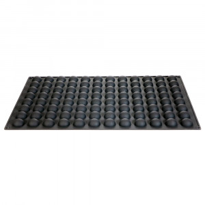 Silicone mould Single-portion hemisphere Ø3.5 x H 1.75 cm, 96 cavities - Img 2