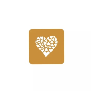 Silikomart Silicone mould NaturaE Decor Heart 10 x 9.8 cm, Set 2 pieces - Img 3