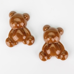 Snack Chocolate Snack 8 x 6.45 x H 2.25 cm - Polycarbonate mould Urs, 6 cavities, 56 gr - Img 1