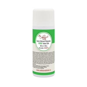 SPRAY VELVET Silk - зелен хранителен оцветител 400 ml