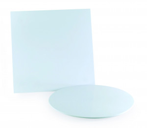 Square Cake / Buffet Platter 50 x 50 cm, Plastic with Legs - Img 2
