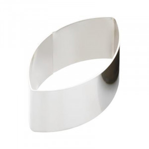 Stainless steel Elipsa 15 x 8 x H 4 cm - Img 1