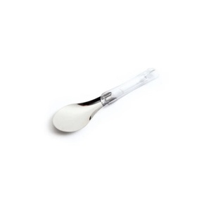 Stainless Steel Ice Cream Spatula L 25 cm, Transparent Silicon Handle