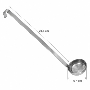 Stainless Steel Ladle, Ø 4 x 21.5 cm