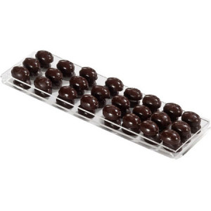 Straight-edged tray, Plexiglas, Transparent, 34 x 11 x H 2 cm - Img 1