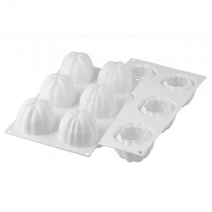 Szilikon Bloom forma Ø 6,8 x h 5,2 cm, 6 üreggel - Img 2