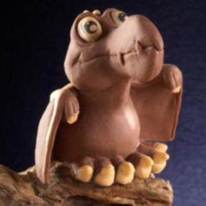 Szilikon forma Dinoszaurusz Tropeognatus csirke, Ø 11,5 x H 12 cm - Img 1