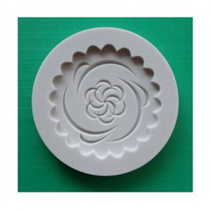 * Szilikon forma Top Cupcakes - Spirál virág, Ø 5,6 cm - Img 2