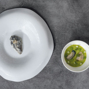 Szilikon Gourmand Oyster Gourmand forma 8 x 4,6 x H 2,1 cm, 10 üreggel - Img 3