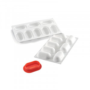 Szilikon párnaforma 8,2 x 4,3 x H 3,2 cm, 8 üreg, 80 ml - Img 2