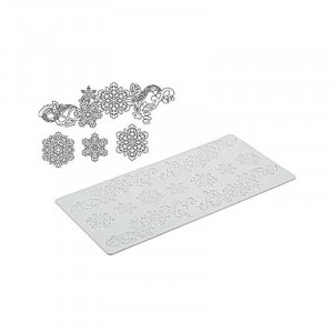 Szilikon szalag Dantela Fulgi Zapada 40 x 20 x H 0,18 cm (TRD18)