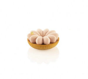 Tarte 3D Bloom Mini virág Ø7,65 x H 1,7 cm + Mikroperforált ág Ø 8 x H 2 cm
