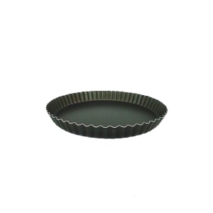 Tava Tarta Margini Festonate, Ø 26 x H 3.5 cm, Otel Antiaderent
