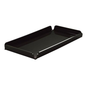 Tavita Margini Drepte, Plexiglas Negru, 30 x 15.5 x H 2 cm