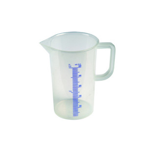 Transparent Plastic Graded Cup, 5 Litres