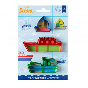 Vaporase - Plastic Cutters 4,5 - 10.5 x 4 x H 2 cm, 3 pcs - Img 1