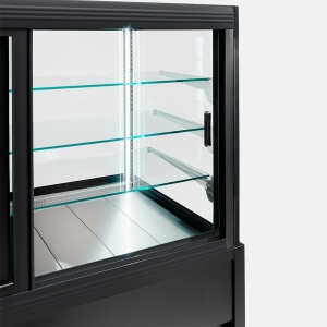 Vitrina ventilata Kristall Self Service cu unitate de racire incorporata, 120 (L) x75 (l) x138 (H)cm - Img 3
