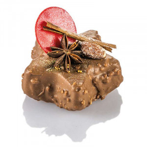 Силиконова форма за звезди Ø 9,4 x H 3,5 cm, 20 кухини, 135 ml (SQ073) - Img 3