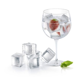 Силиконова форма за лед Ice Cub 3 x 3 x H 3 cm, 25 кухини x 26 ml, комплект 2 бр. - Img 1