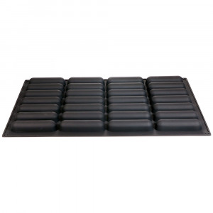 Силиконова форма Ecler Monoportii 13 x 3 x H 2,8 cm, 28 кухини - Img 2