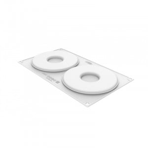Силиконова форма Silicon Decor Top/Insertion Tutu Ø 14 x H 0,9 cm, 2 кухини, 100 ml - Img 4