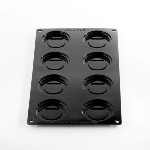 Силиконова чаша за кафе 3D Shape Kit, 2 x 8 кухини, Ø 6-5,5 x H 1-6 cm, 20+97 ml - Img 2