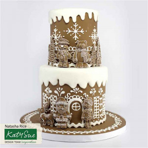 Силиконов калъп за Дядо Коледа Katy Sue 8 cm - Img 3