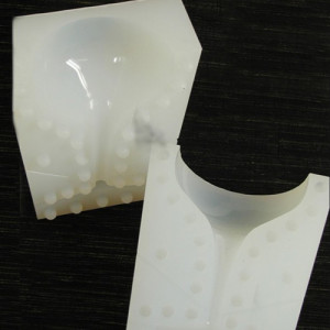Силиконов калъп 3D Чаша за шампанско, Ø 9 x H 13,5 cm - Img 2