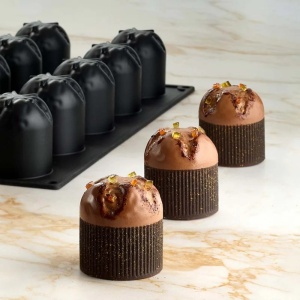 Форма Pavoflex 30x40cm Panettone 15 кухини, Ø 5,5 x H 6,5 cm, 130 ml - Img 1