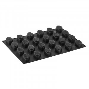 Форма Pavoflex 60x40cm Лист 8,6x5,6xh3,8cm, 24 кухини, 105 ml - Img 4
