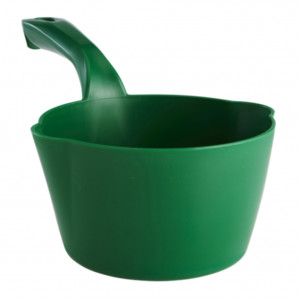 1 literes kör alakú kerek szék, műanyagból, zöld Ø 15,5 cm