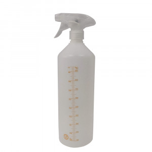 1 Litre Bottle with Spray Bottle for Liquids, Ø8xH29cm - Img 1