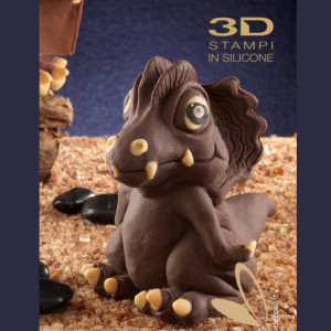 3D 3D 3D dinoszaurusz dinoszaurusz dinoszaurusz csirke, Ø 12 x H 12 cm - Img 3