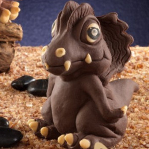 3D 3D Dinosaur Dinosaur Dinosaur Chicken, Ø 12 x H 12 cm