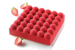 3D Silicon Cake Tin 3D Bubbles 15 x 15 x h 5 cm