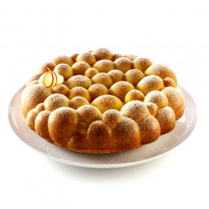 3D Silicon Cake Tin 3D Bubbles Ø 22 x H 5.5 cm, 1600 ml - Img 5