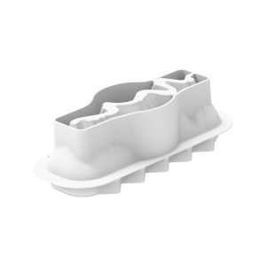 3D Slope 3D Silicon Trunks 25 x 8 x H 8 cm, 1050 ml - Img 2