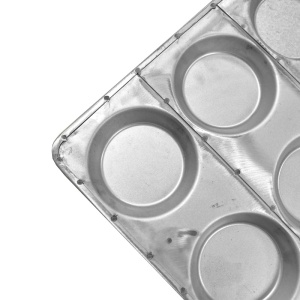 60 x 40 cm Roaf Tray - 20 cavities Ø 9.5 cm, Aluminium Board - Img 2