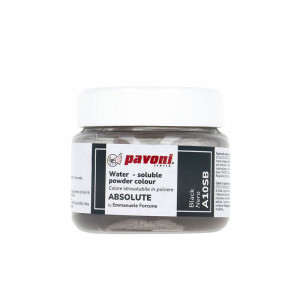 ABSOLUTE Водоразтворим оцветител за храни на прах, черен, без Е171, 50 gr