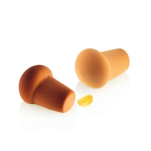Baba szilikon forma 9 x 6,2 x H 5,5 cm, 6 üreg x 145 ml + vágóeszköz