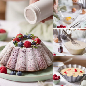 Baking tin Model Baba / Savarina, Ø 20 x H 7 cm, Non-stick steel - Img 2