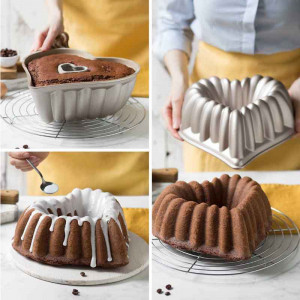 Baking tin Model Beatrice, 28 x 27 x H 10 cm, Non-stick Aluminium - Img 3
