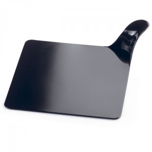 Baza Plastic Prezentare Monoportii, Model Patrat Negru, 8 x 8 cm, Set 250 Buc - Img 1