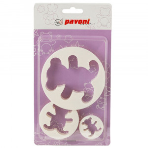 Bears - Plastic Cutters Ø 3 - 8.5 cm, Set of 3 pcs - Img 2