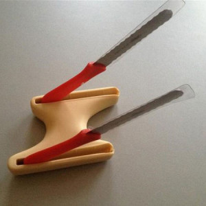 *Bread Cutter with 2 Stainless Steel Blades L 8.5 cm - Img 3