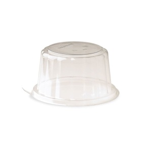 Capac Dome Ø 12.5 x H 7 cm, Transparent, Set 50 buc