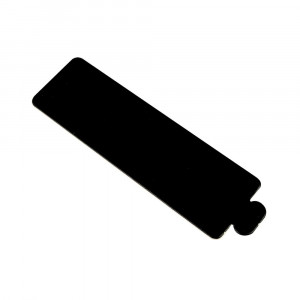 Cardboard Presentation Single Portions, Rectangular Black, 14 x 4 cm, Set 200 pcs