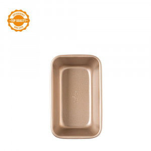 Chec Tray, Cozonac with Evatised Edges, 18.5 x 11.5 x H 6.5 cm, Non-stick Metal - Img 2