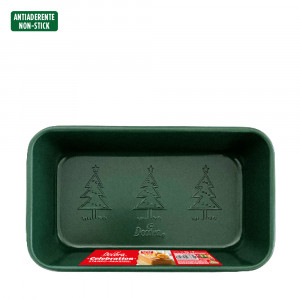 Chec Tray, Cozonac with Evatised Edges, 24 x 14 x H 6.5 cm, Non-stick Metal - Img 1